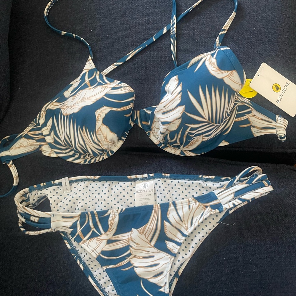 Body Glove Tropical Blue and White Bikini
